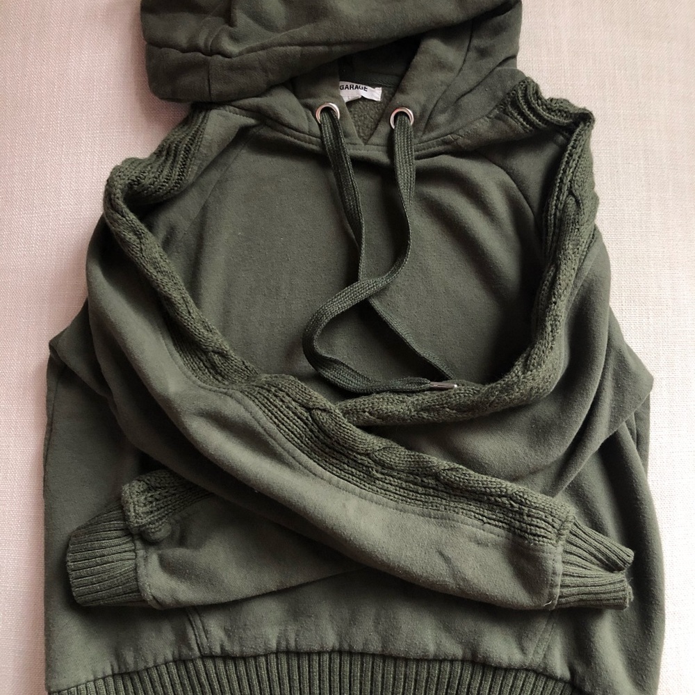 Army green sweatshirt